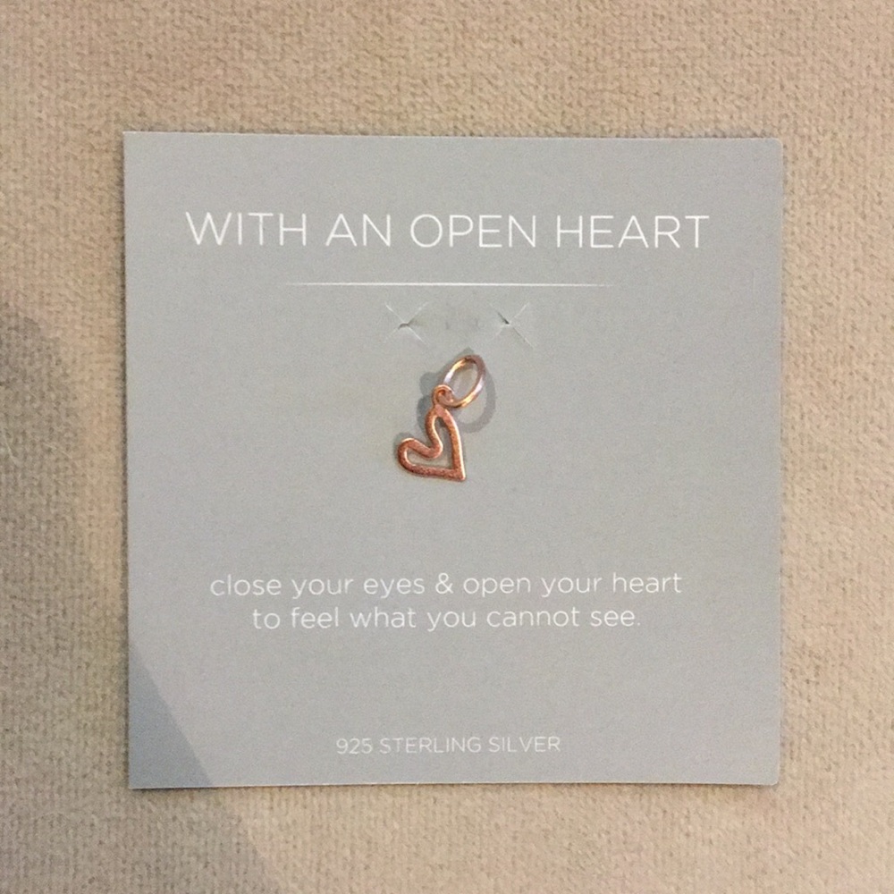 Origami owl Heart charm